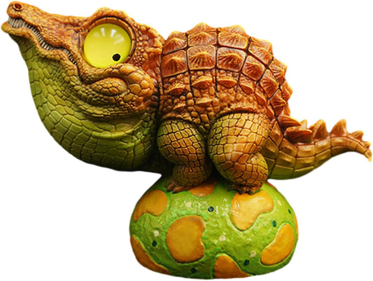 BACALYSO | Dino Roll ストマトスクス 動物 フィギュア ワニ 後期白亜紀 9.5cm級 恐ろしい 模型 大人 おもちゃ オブジェ 置物 プレゼント 完成品 可愛い オリジナル 台座付き 収蔵品 プレミアム