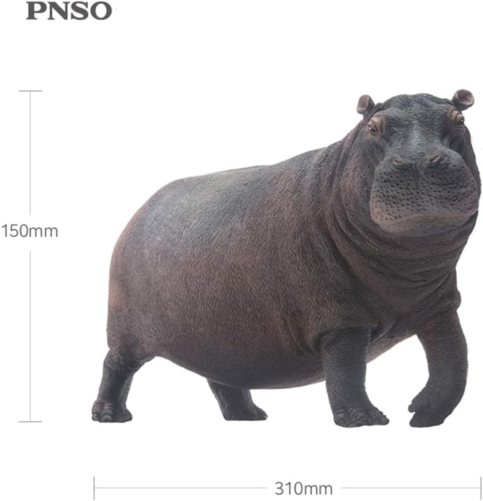 PNSO 動物園シーリーズ カバ 野生動物 フィギュア PVC プラモデル 模型 おもちゃ