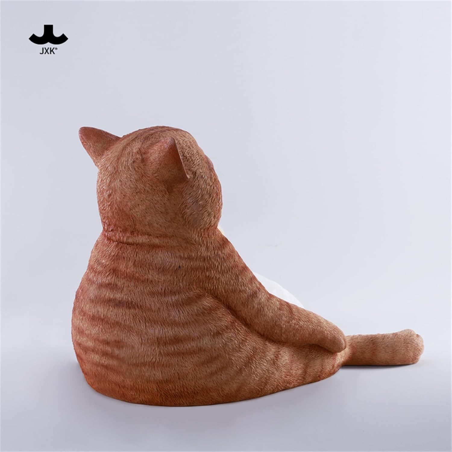 JXK 猫 お昼寝中の猫 ねむねこ 可愛い ネコ 動物 リアル フィギュア 樹脂 プラモデル 模型 47cm級 完成品 ネコ好き 置物 (JXK287A)