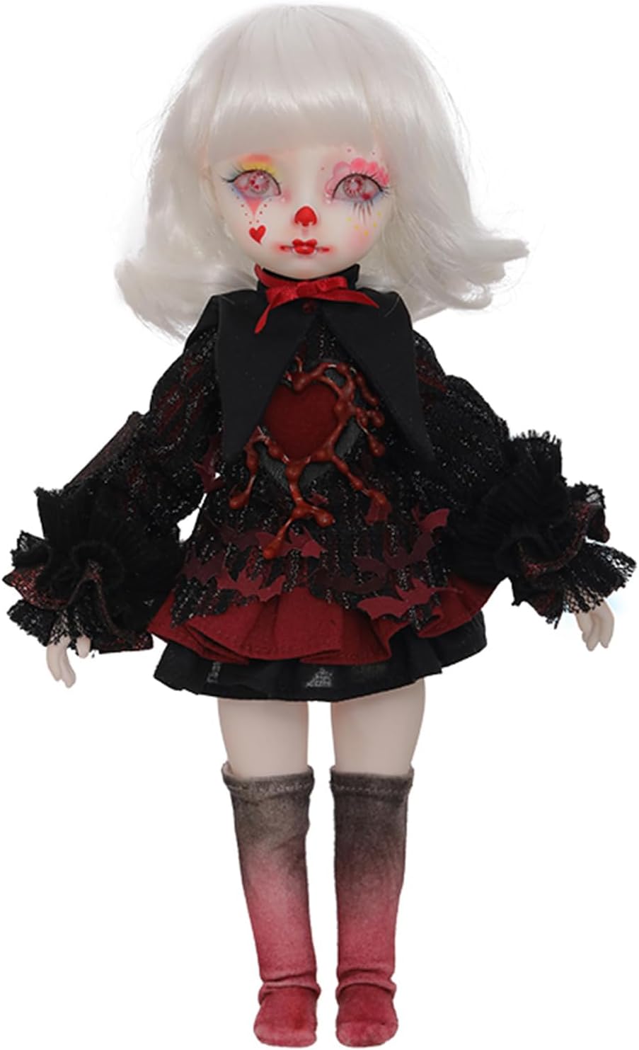 shuga fairy 1/6 スケール 球体関節人形 女 Roko ロコ ジョーカー サーカス BJDドール 可動 フィギュア 身長26CM メイク済み 仮装でき 可愛い 樹脂 服セット