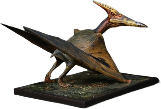DINO DREAM 1/15 サイズ プテラノドン 翼竜 恐竜 白亜紀 歯のない翼 24.4cm級 リアル フィギュア 樹脂 プラモデル 大人のおもちゃ 模型 プレゼント プレミアム オリジナル スタチュー 塗装済 完成品 置物 台座付き