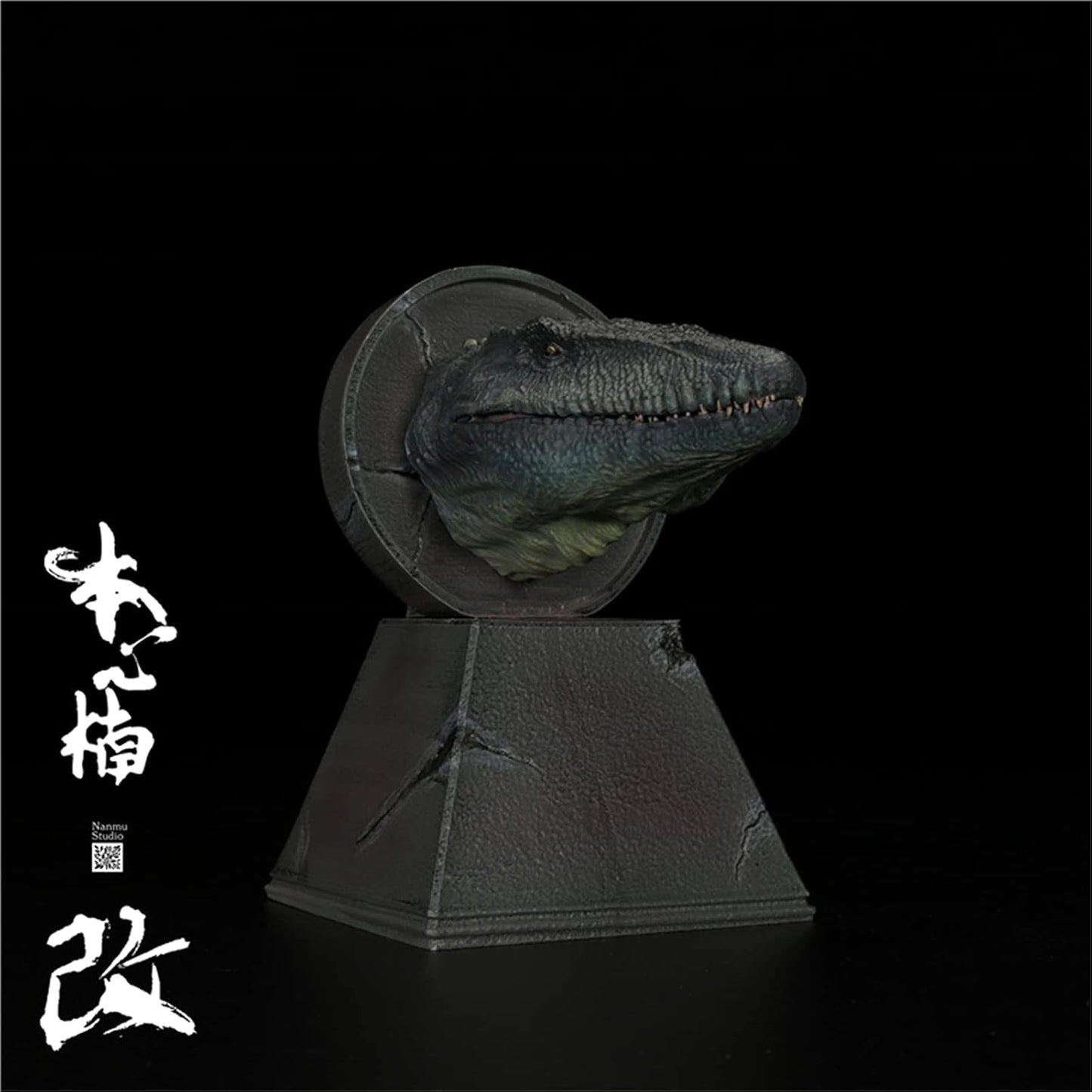 Nanmu 本心楠改 モササウルス 恐竜 彫刻