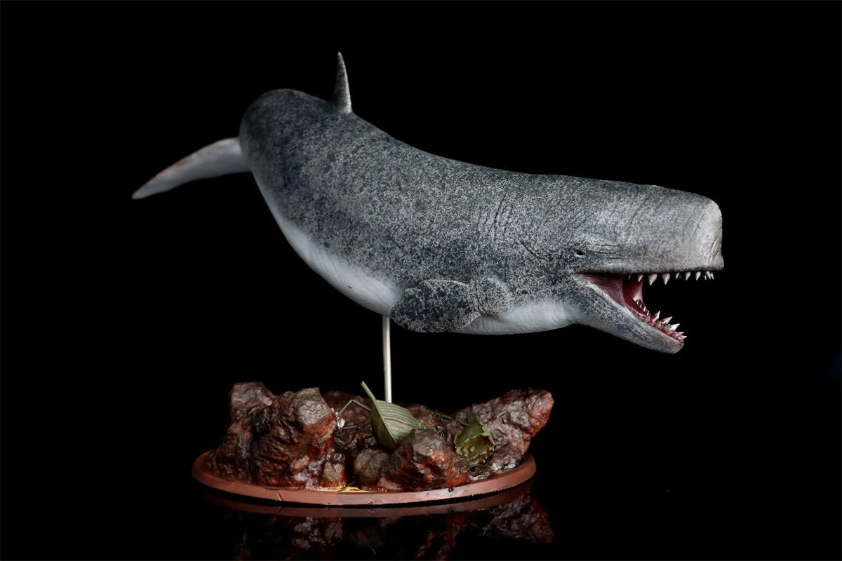 1/35 Scale Leviatan Merbilley, Whale, Statue, Resin Model, Sea Animal, Realistic Figure, Plastic Model, Garage, Kit, Adult Toy Object, 17.7 inches (45 cm), Grade with Base (Painted)