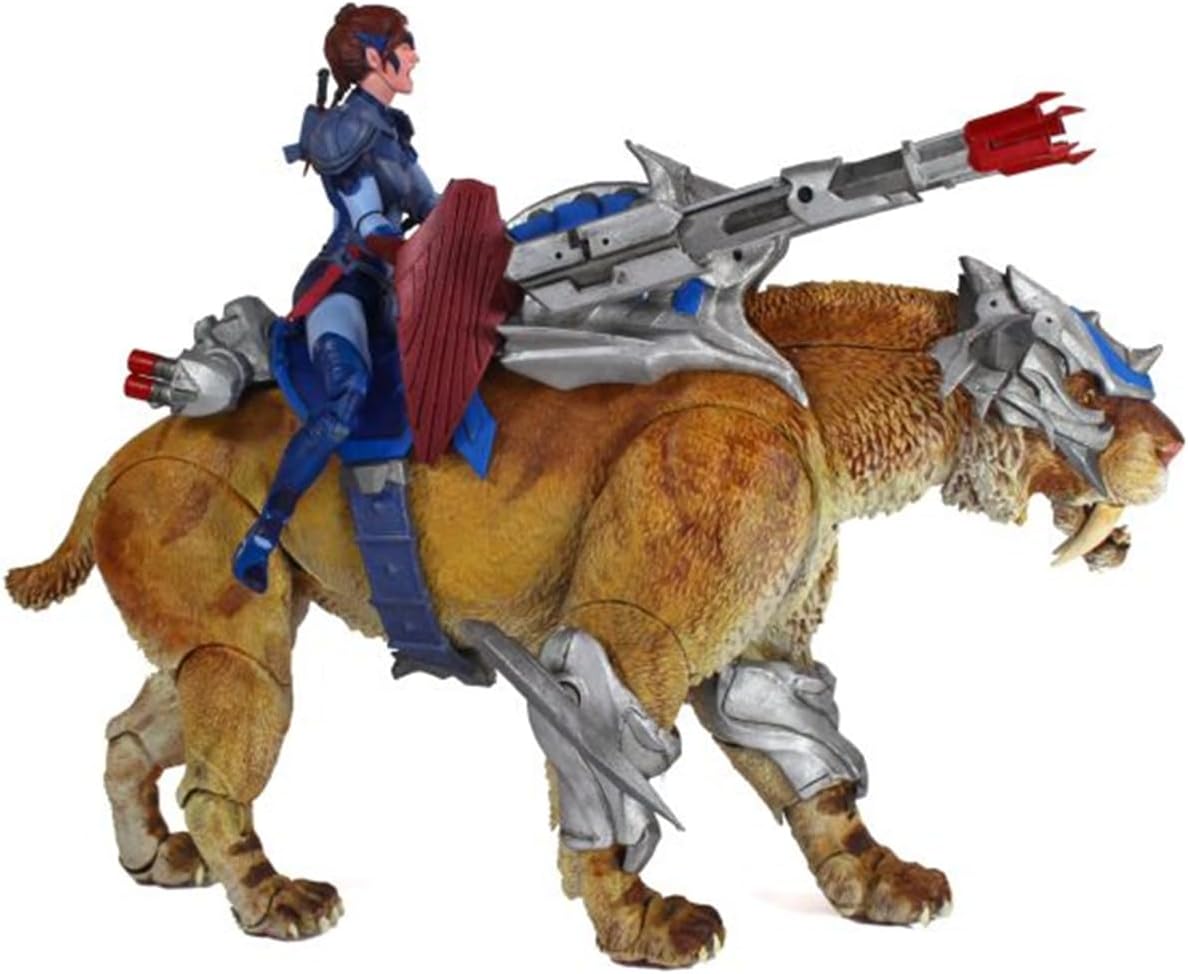 Creative Beast Studio 1/12 マカイロドゥス 剣歯虎 人形付き可動 更新世 動物 フィギュア 20CM級 サーベルタイガー マカイロドゥス亜科 PVC製 模型 プラモデル おもちゃ 自立 展示 模型 玩具 関節おもちゃ [並行輸入品]