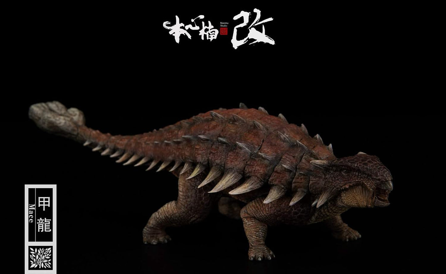 Nanmu 本心楠改 1/35 サイズ アンキロサウルス Mace  恐竜 リアル フィギュア PVC プラモデル プレミアム 大人のおもちゃ 模型 24cm級