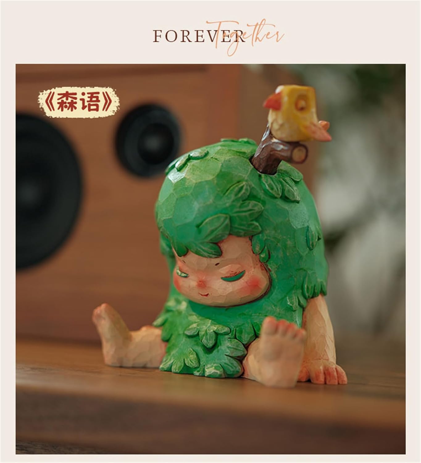 森 フィギュア 10CM級 人形 樹脂 塗装済 可愛い リアル 完成品 動物 プラモデル おもちゃ 模型 動物好き (グリーン)