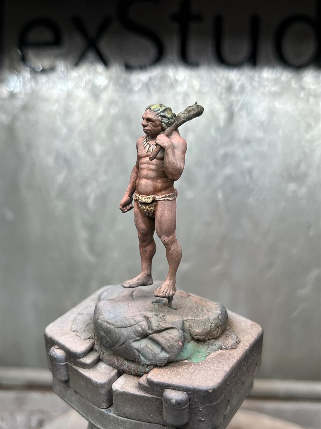 ALEX STUDIO 1/35 スケール ネアンデルタール人 フィギュア 旧人類