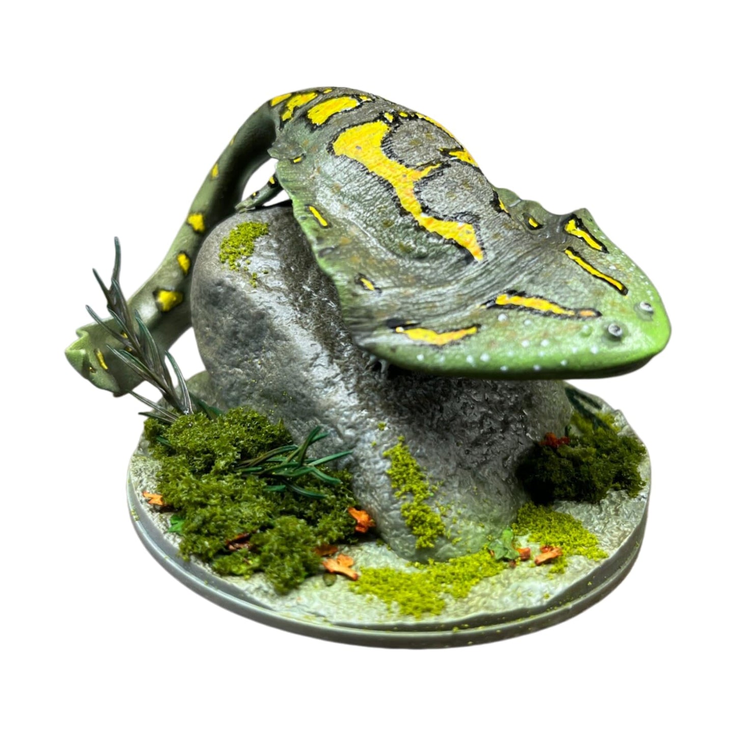 Alex STUDIO ディプロカウルス フィギュア 古生代石炭紀 両生類 ケラテルペトン科 リアル 樹脂 プラモデル 大人のおもちゃ 模型 プレゼント 置物 台座付き (1/2-6) [並行輸入品]
