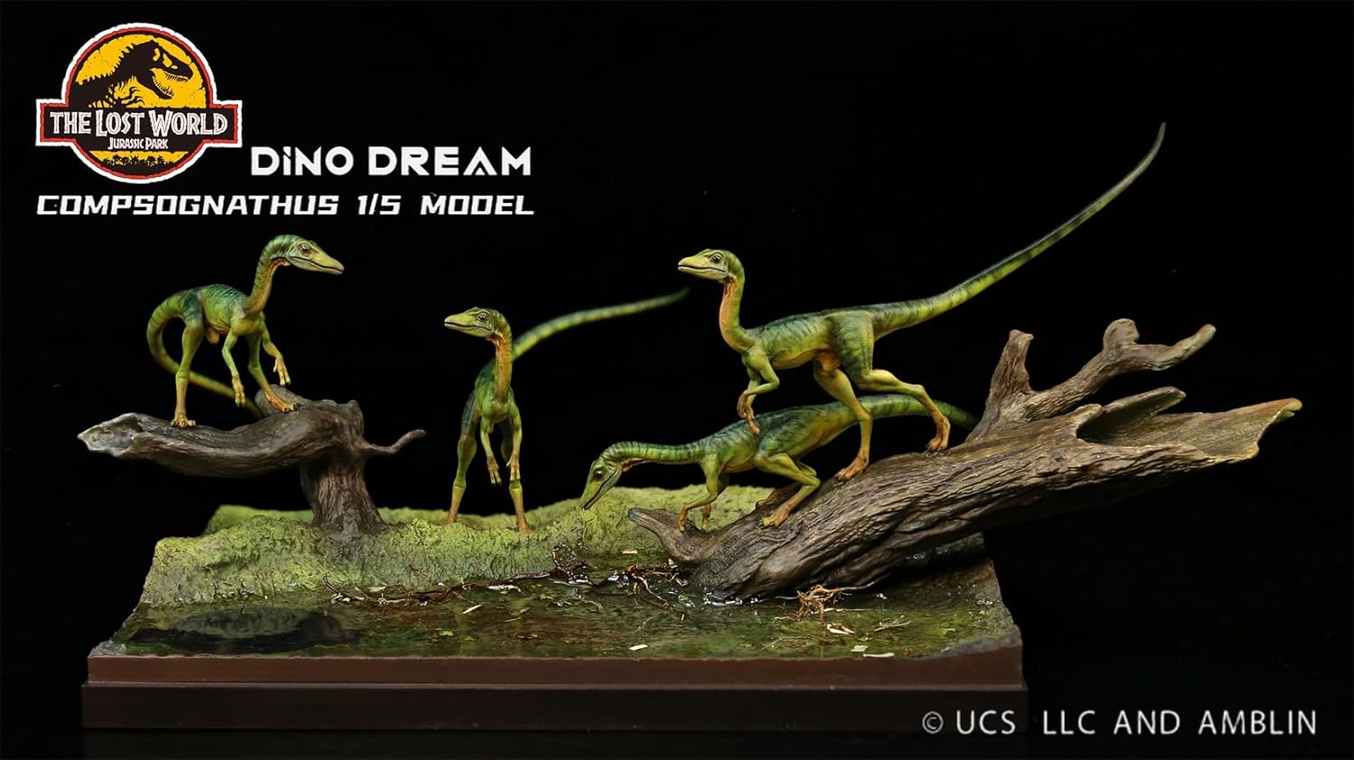 DINO DREAM 4点セット 1/5 サイズ コンプソグナトゥス 小型