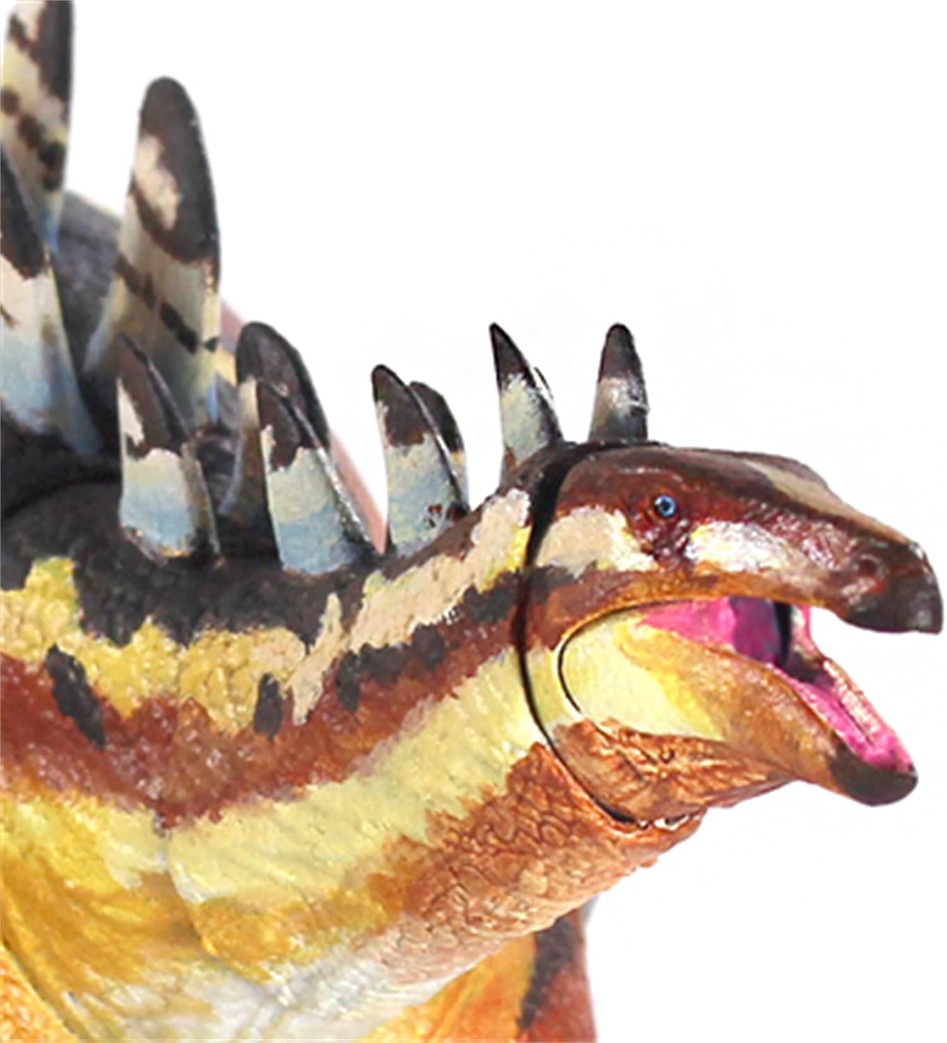 Beasts of the Mesozoic/Cenozoic Medieval Beasts 1/18 Kentrosaurus Jurassic Dinosaur Figure, 13.4 inches (34 cm), 22 Movable Positions, PVC Model, Plastic Model, Toy, Freestanding, Exhibition Model