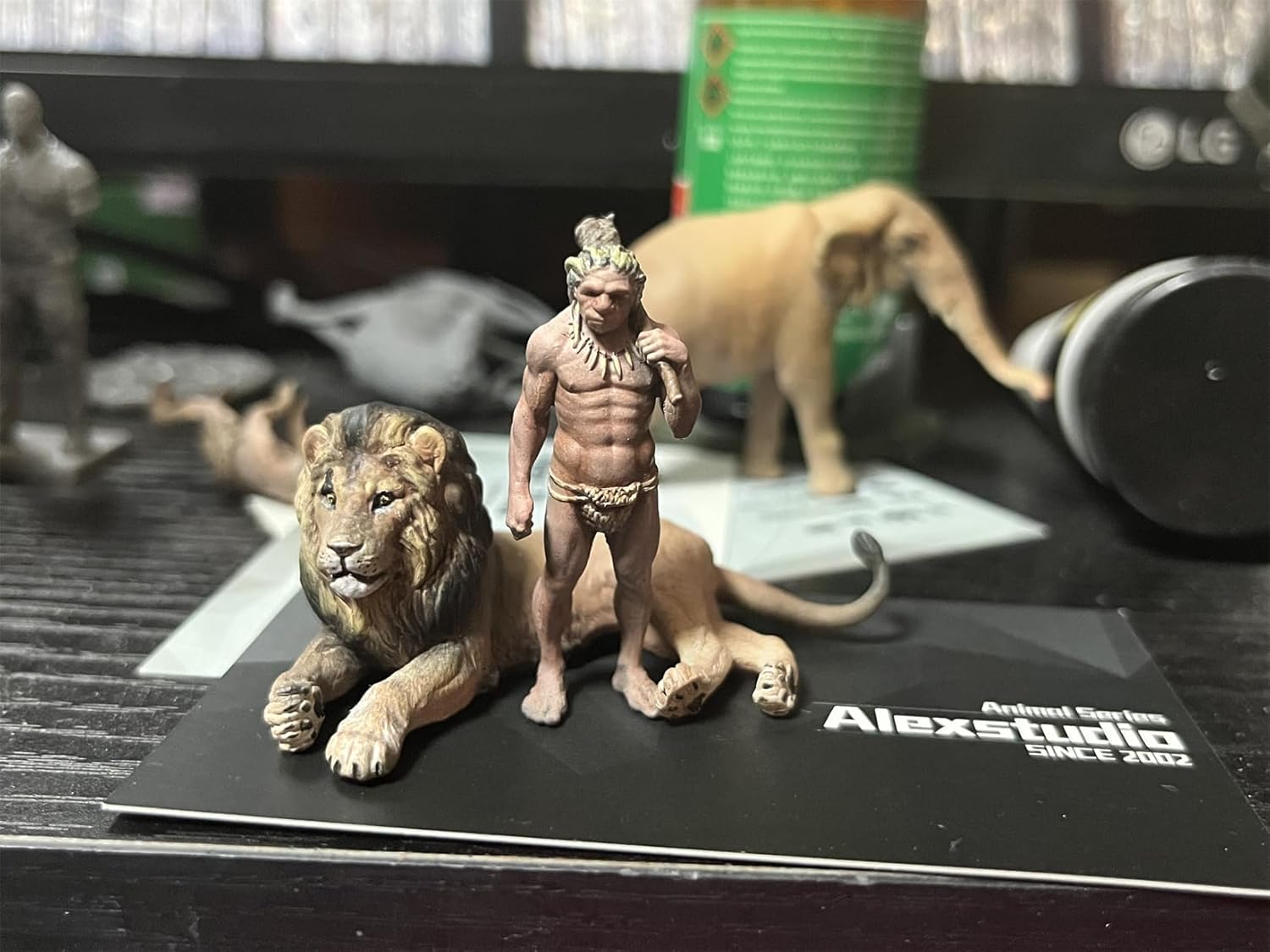 ALEX STUDIO 1/35 スケール ネアンデルタール人 フィギュア 旧人類