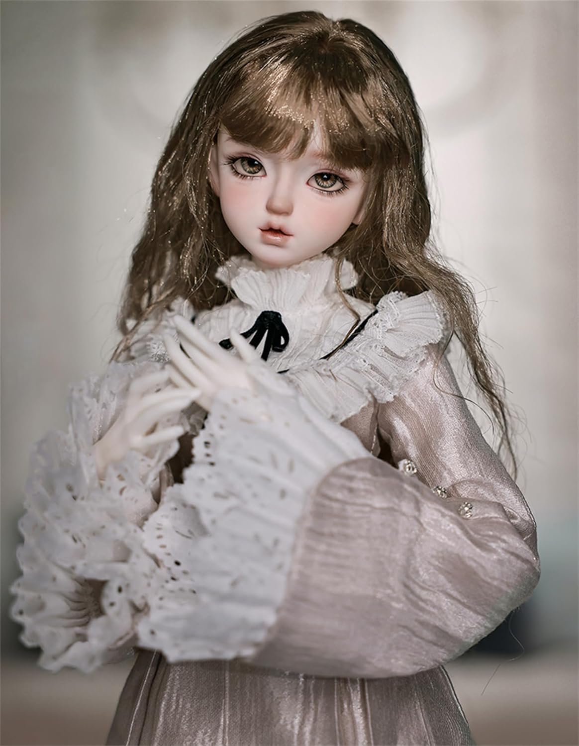 BACALYSO | shuga fairy 1/4 スケール 球体関節人形 女 Lolita お嬢う様 BJDドール 可動 フィギュア 身長44CM メイク済み 仮装でき プリンセス ドレス 可愛い 樹脂 洋服セット プレゼント (服セット)