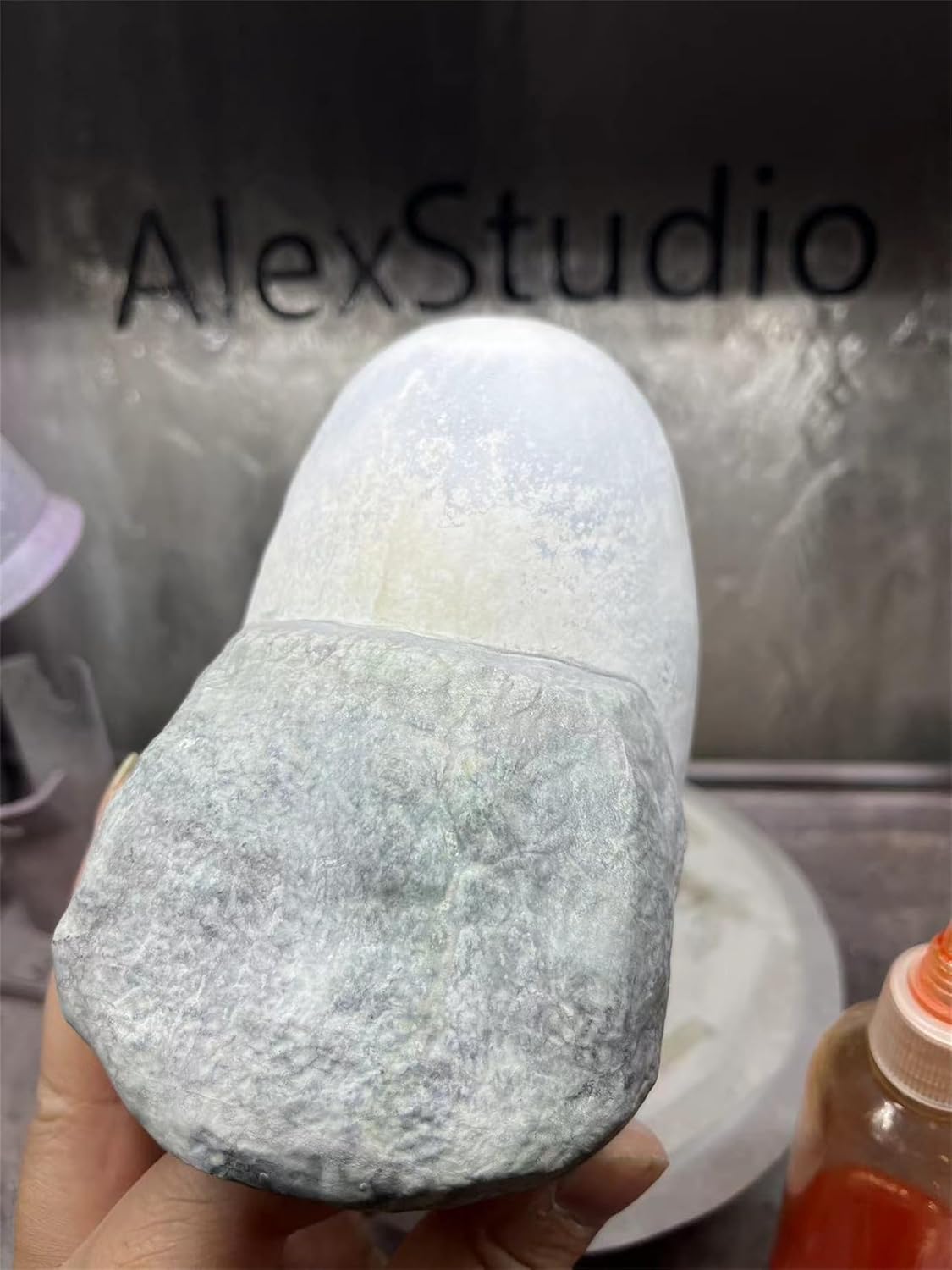 BACALYSO | ALEX STUDIO Velociraptor Egg Figure, 5.3 inches (13.5 cm) Class, Dinosaur, Small, Carnivorous Dinosaur, Childhood, Dinosaur Egg, Resin, Painted Finished, Statue, Cute, Realistic Animal,