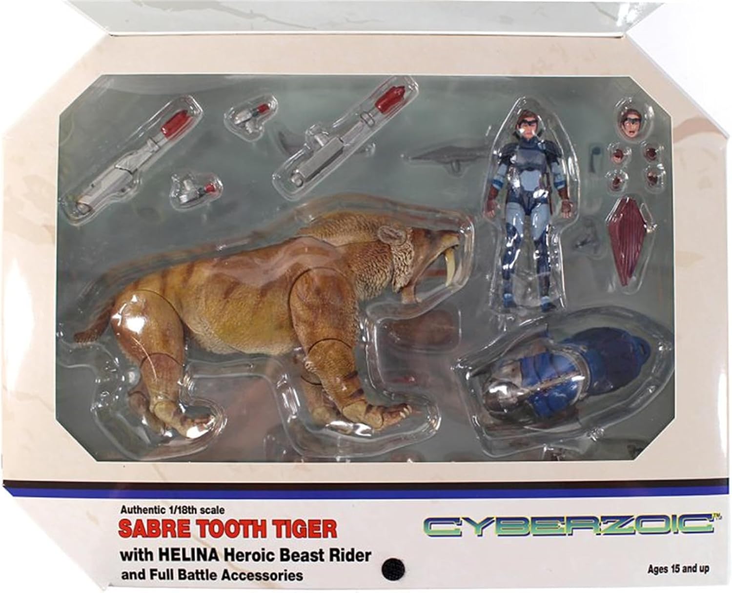 Creative Beast Studio 1/12 マカイロドゥス 剣歯虎 人形付き可動 更新世 動物 フィギュア 20CM級 サーベルタイガー マカイロドゥス亜科 PVC製 模型 プラモデル おもちゃ 自立 展示 模型 玩具 関節おもちゃ [並行輸入品]