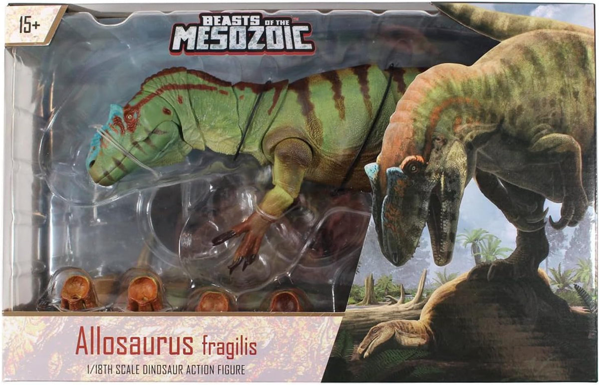 Beasts of the Mesozoic 中生代の獣 1/18 アロサウルス アクションフィギュア 可動式 51cm 22関節 PVC製 [並行輸入品]