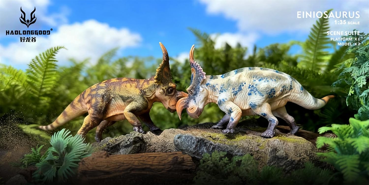 HAOLONGGOOD 1/35 サイズ エイニオサウルス 26cm級 PVC CE認証 塗装済
