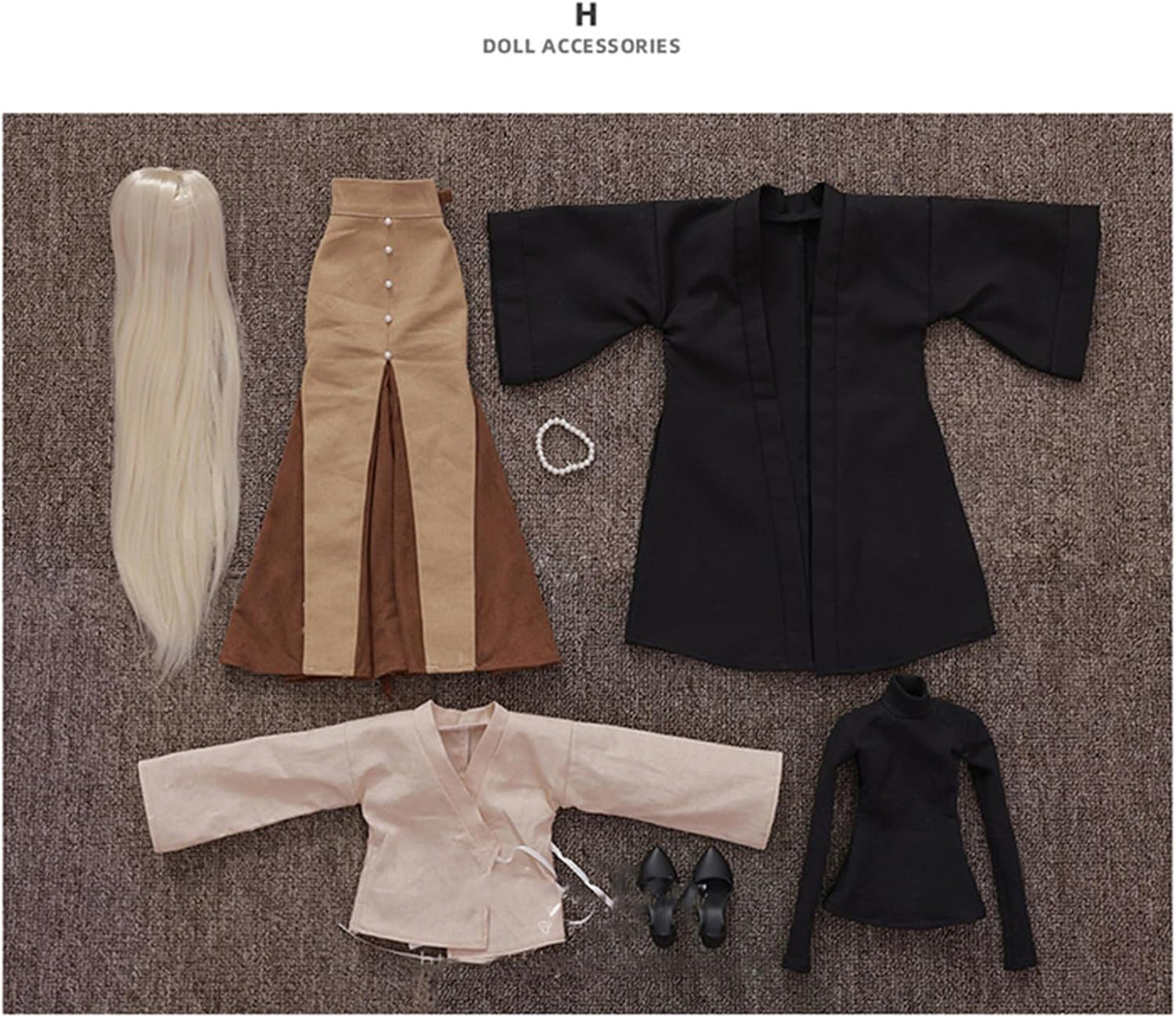 BACALYSO | shuga fairy 1/4 スケール 球体関節人形 女 Celia セリア 中華風 浴衣 BJDドール 可動 フィギュア 身長44CM メイク済み 仮装でき 可愛い 樹脂 服セット (洋服セット)