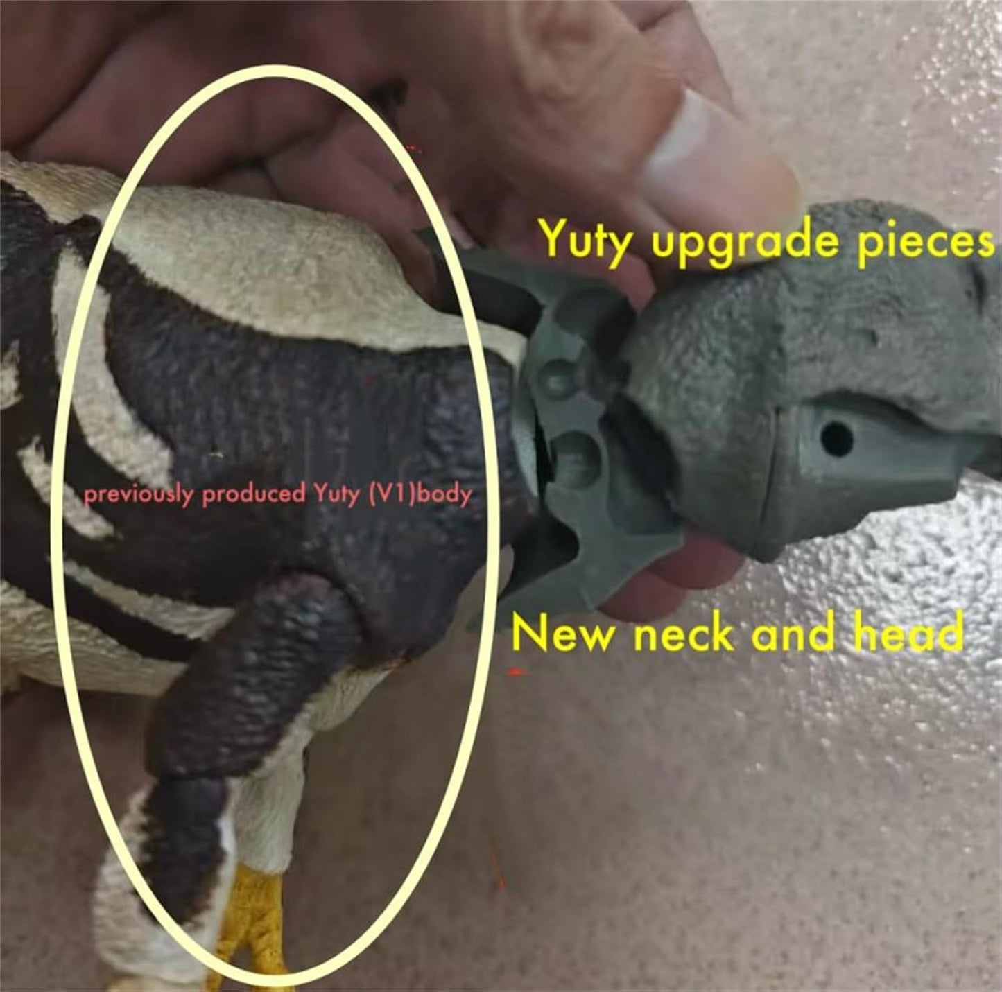 Beasts of the Mesozoic/Cenozoic Medieval Beasts 1/18 Utilanus Cretaceous Prokeratosaurus Dinosaur Figure 16" 22 Movable PVC Model Plastic Model Toy Freestanding Display Model Toy Joint Toy