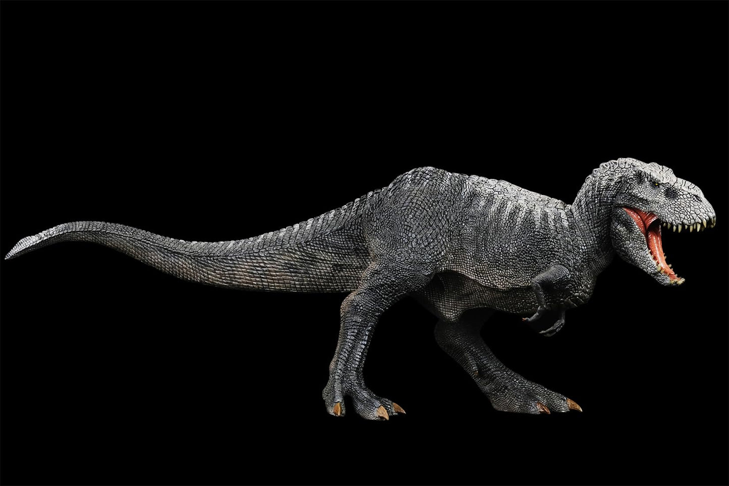 BACALYSO |REBOR 1/35 サイズ ティラノサウルス フィギュア Tレックス T-REX 獣脚類 恐竜 42cm級 口開閉可能 恐ろしい 模型 白亜紀 情景セット プラモデル 大人おもちゃ 置物 プレゼント (山脈)