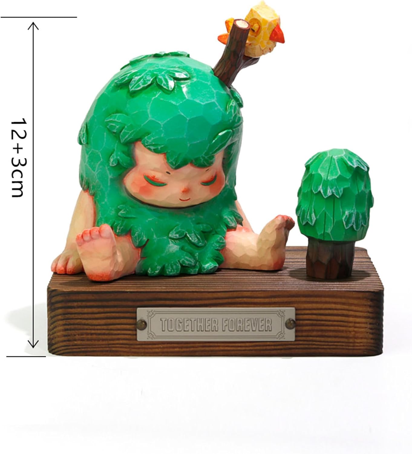 森 フィギュア 10CM級 人形 樹脂 塗装済 可愛い リアル 完成品 動物 プラモデル おもちゃ 模型 動物好き (グリーン)