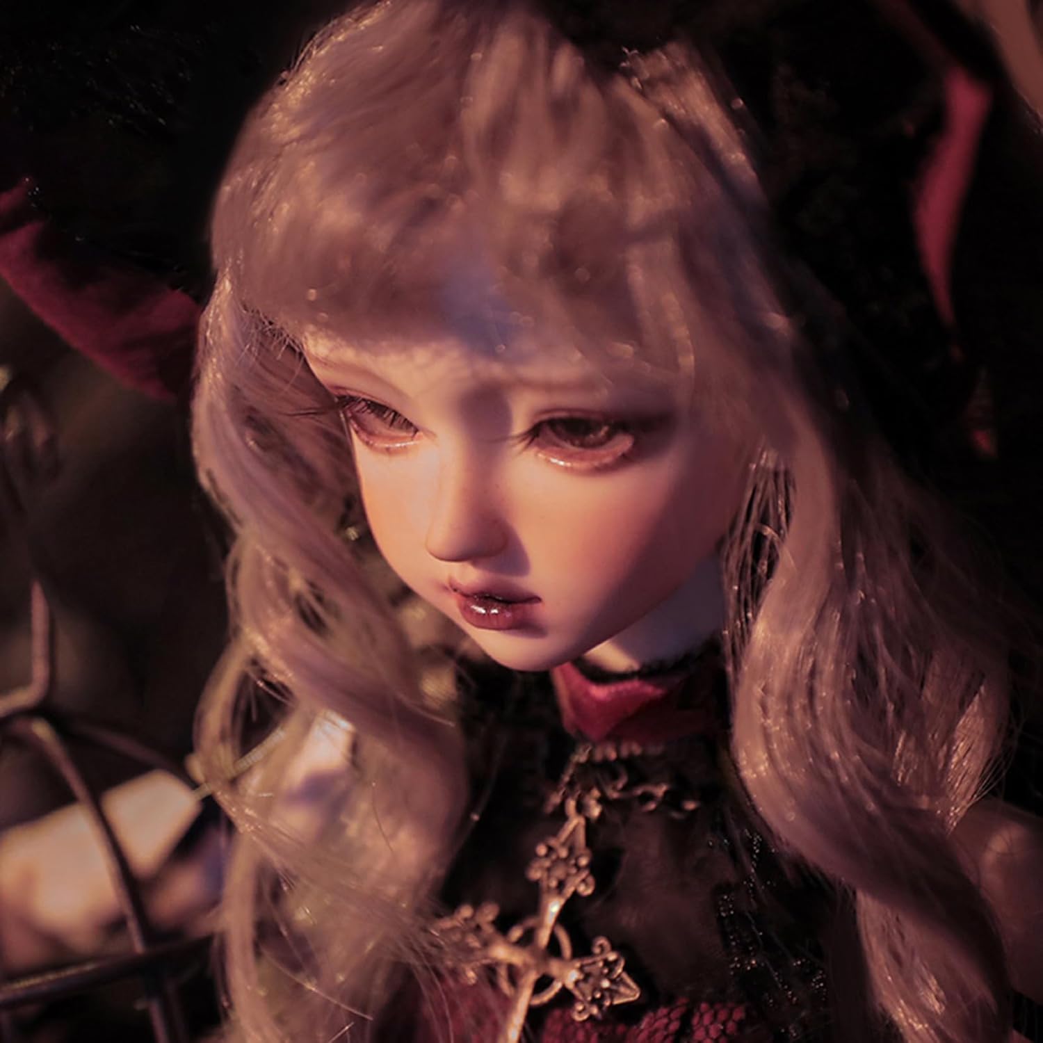 shuga fairy 1/4 スケール 球体関節人形 女 テレサ 暗黒童話 バロック BJDドール 可動 フィギュア 身長43.5CM メイク済み 仮装でき 可愛い 樹脂 服セット