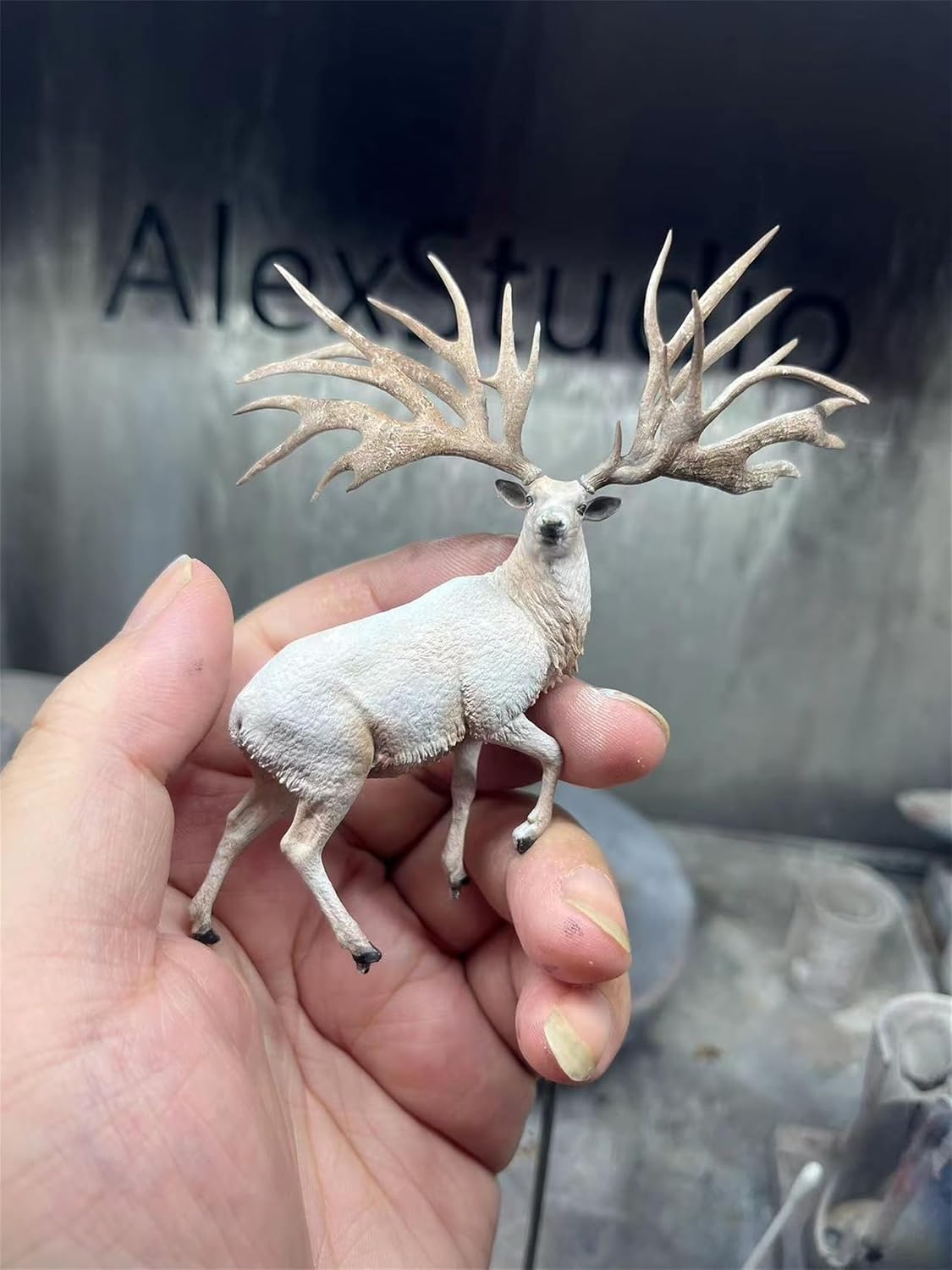 BACALYSO | Euckladokeros Figure, Mammalia, Herbivorous Rodent, Resin, Painted, Neogenic, Cute, Realistic Animal, Plastic Model, Toy, Figurine (1/15)