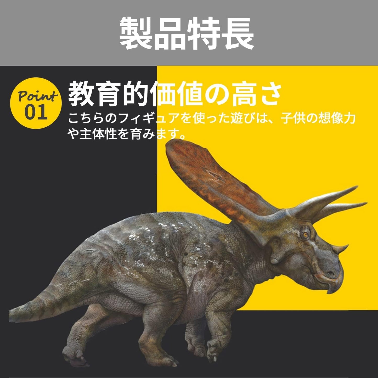 PNSO 1/35 サイズ トロサウルス 恐竜博物館シリーズ フィギュア プラモデル おもちゃ 模型 PV 23cm級