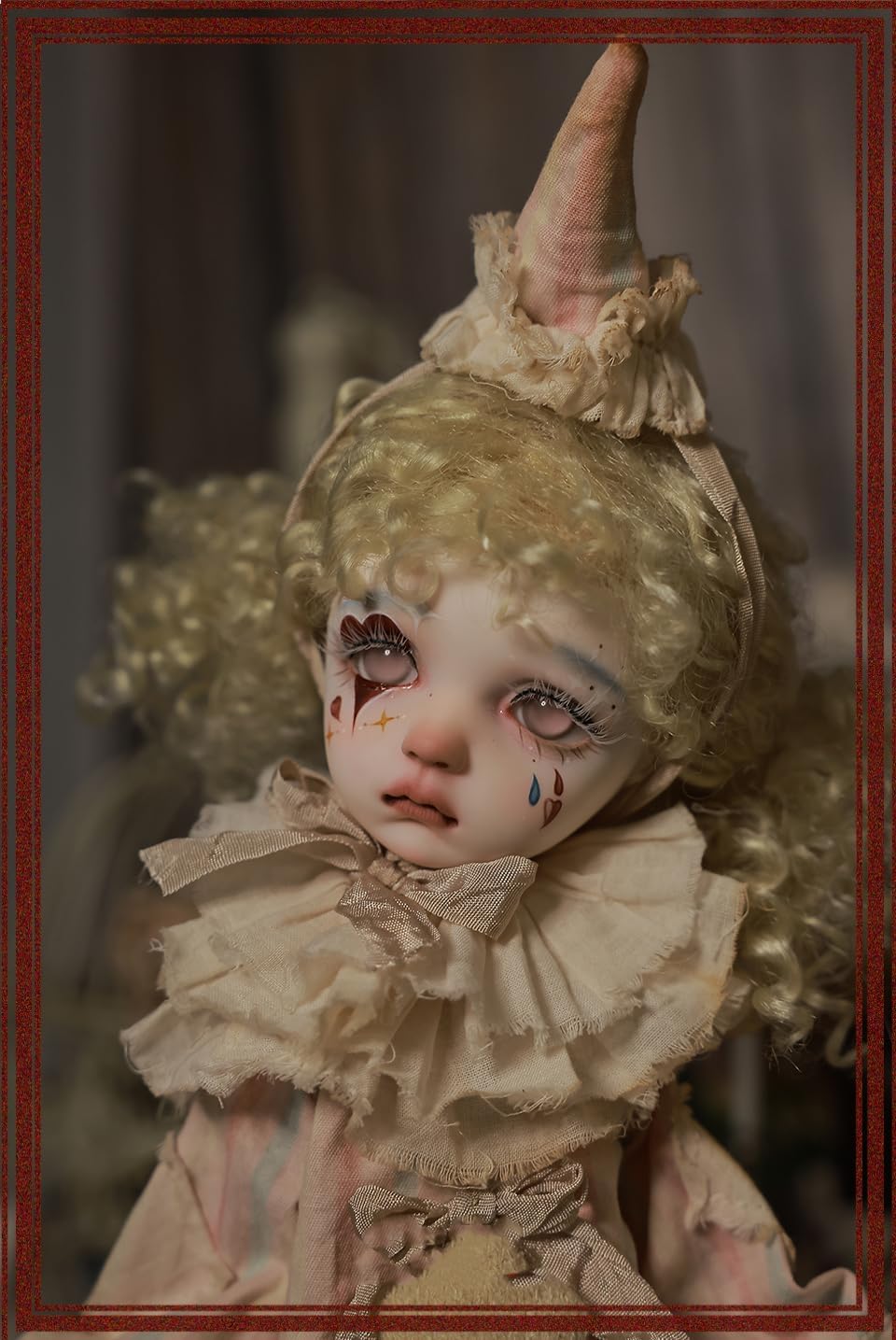 BACALYSO | shuga fairy 1/6 スケール 球体関節人形 Sekino ジョーカー サーカス BJDドール 可動 フィギュア 身長30CM メイク済み 仮装でき 可愛い 樹脂 服セット