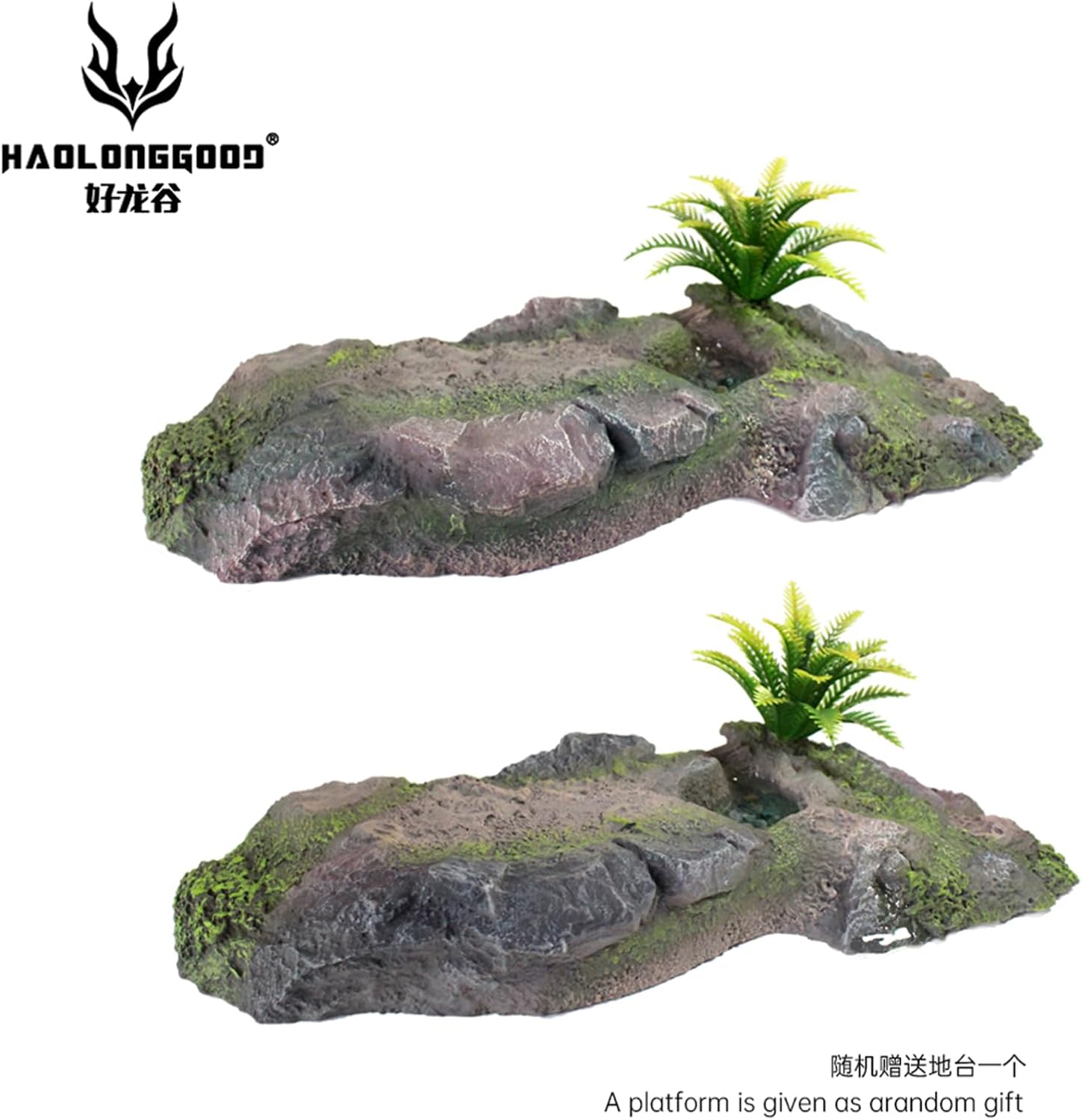 HAOLONGGOOD 1/35 サイズ ブロントサウルス 45.5cm級 PVC CE認証 塗装済 ジュラ紀 竜脚類 ディプロドクス科 草食系 恐竜 フィギュア リアル 模型 プラモデル おもちゃ 置物 (グレー)