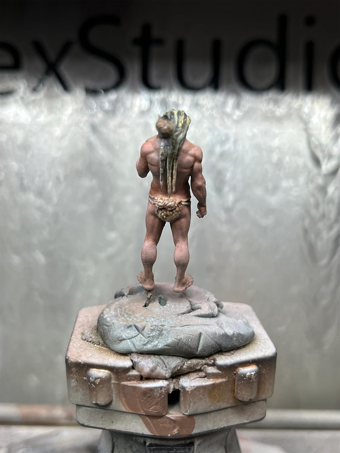 ALEX STUDIO 1/35 スケール ネアンデルタール人 フィギュア 旧人類