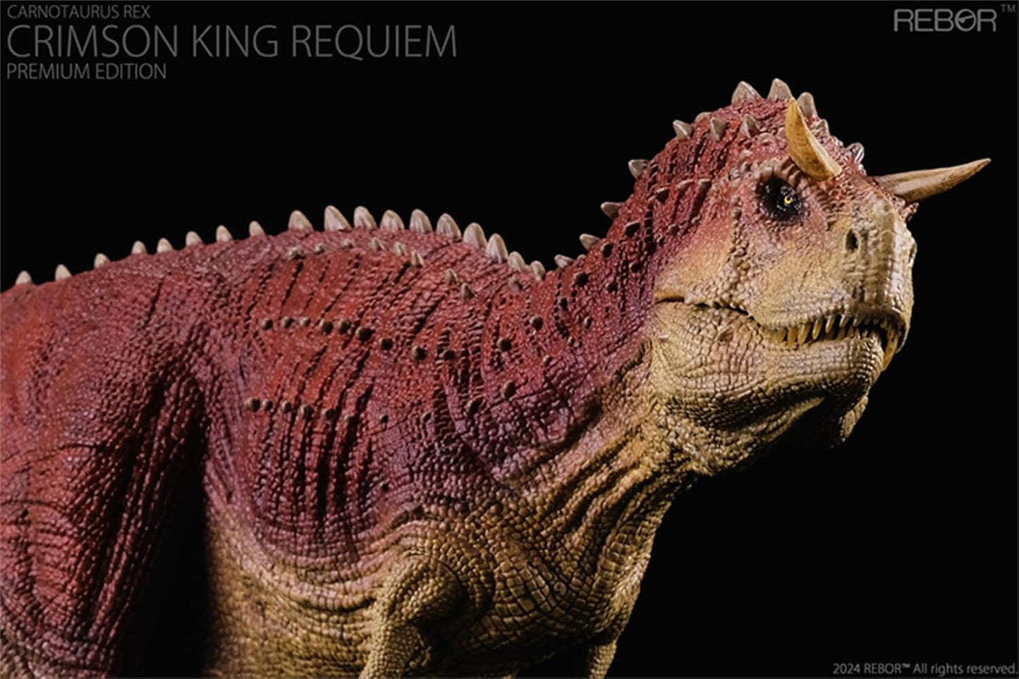 Rebor カルノタウルス Carnotaurus エクリキシナトサウルス Ekrixinatosaurus 恐竜 アベリサウルス科 フィギュア プラモデル おもちゃ 模型 リアル 樹脂 プレゼント プレミアム 41cm級 オリジナル 塗装済 完成品 (カルノタウルス)