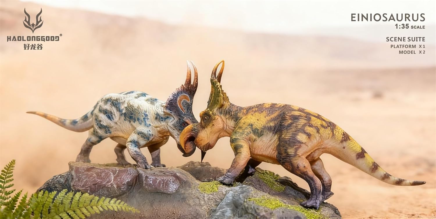HAOLONGGOOD 1/35 サイズ エイニオサウルス 26cm級 PVC CE認証 塗装済