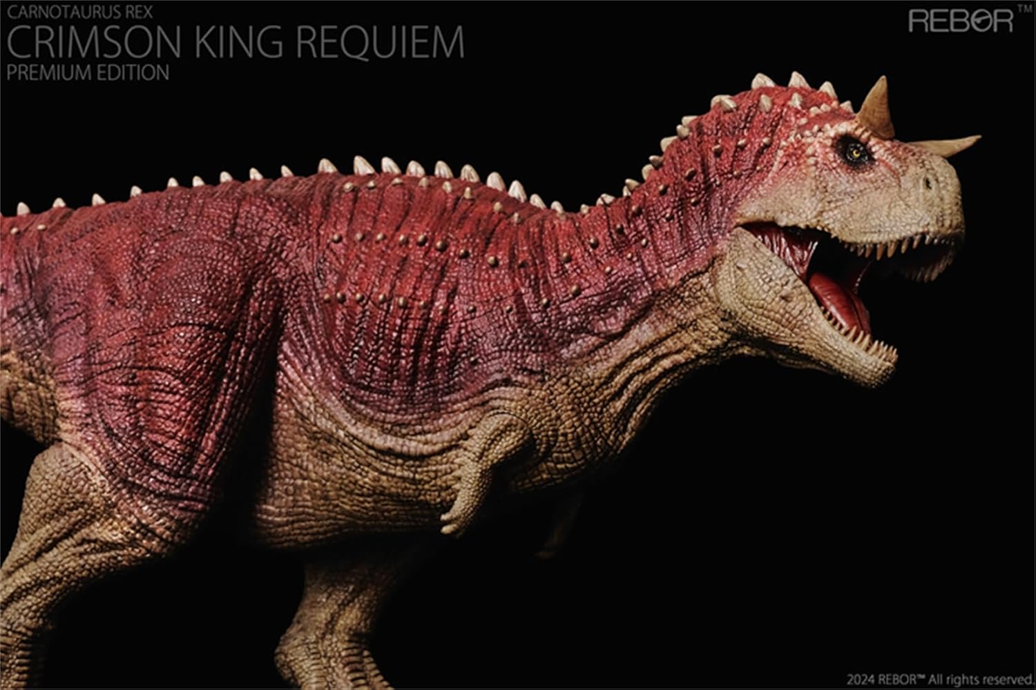Rebor カルノタウルス Carnotaurus エクリキシナトサウルス Ekrixinatosaurus 恐竜 アベリサウルス科 フィギュア プラモデル おもちゃ 模型 リアル 樹脂 プレゼント プレミアム 41cm級 オリジナル 塗装済 完成品 (カルノタウルス)