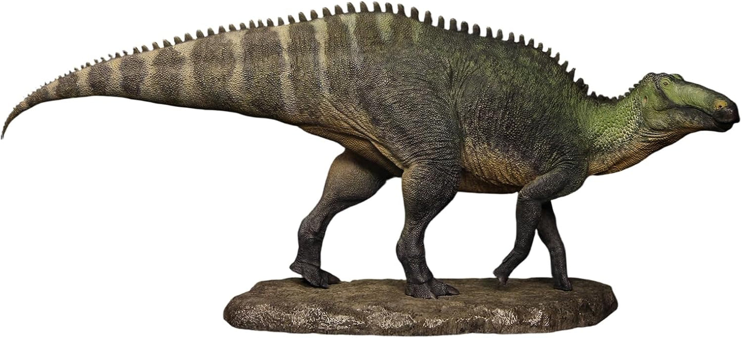 寰宇大千 シャントゥンゴサウルス フィギュア ハドロサウルス科 白亜紀 恐竜 38cmリアル PVC プラモデル 大人のおもちゃ 模型 プレゼント プレミアム スタチュー 塗装済 完成品 [並行輸入品]