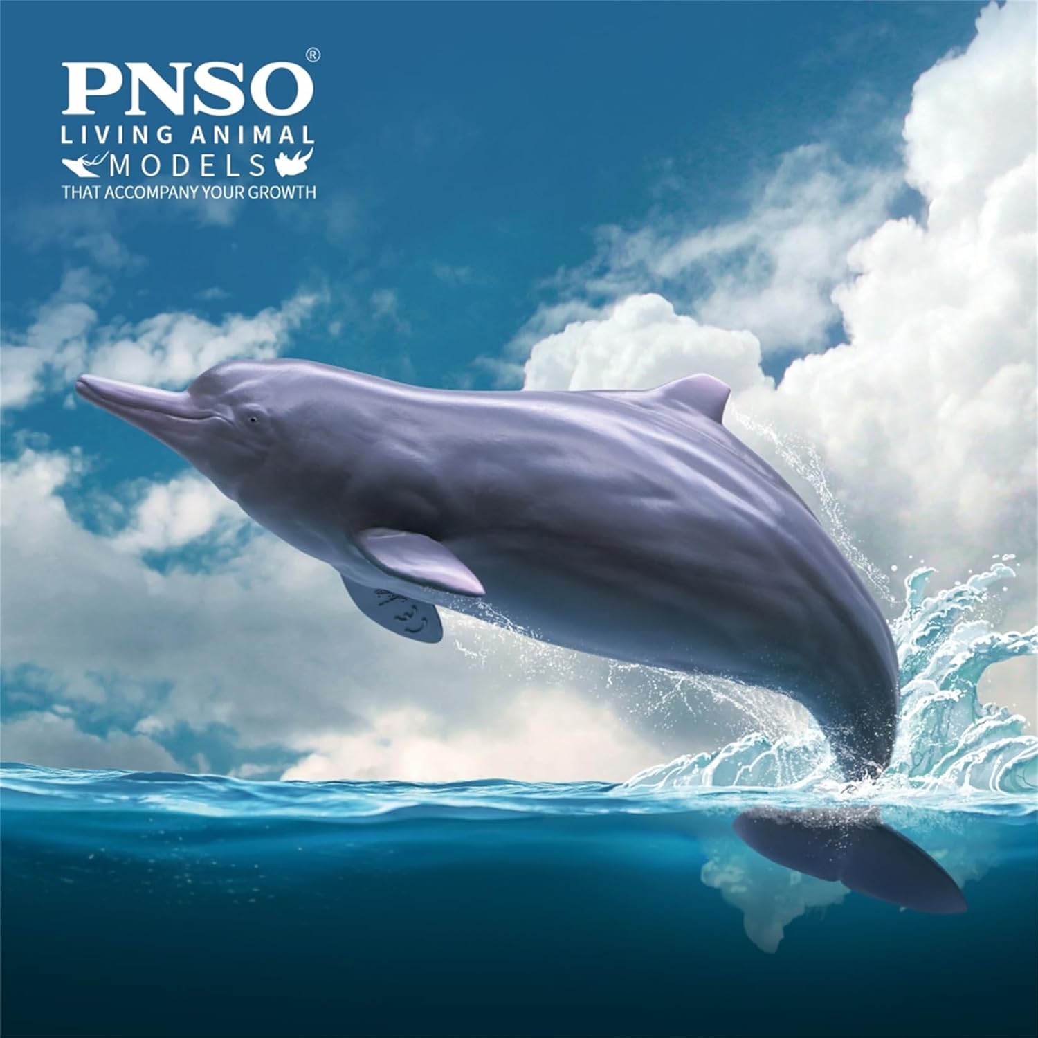 PNSO シナウスイロイルカ フィギュア 19CM級 科学 海洋動物 生物 リアル 大人 フィギュア PVC モデル プラモデル 模型 完成品 かわいい おもちゃ