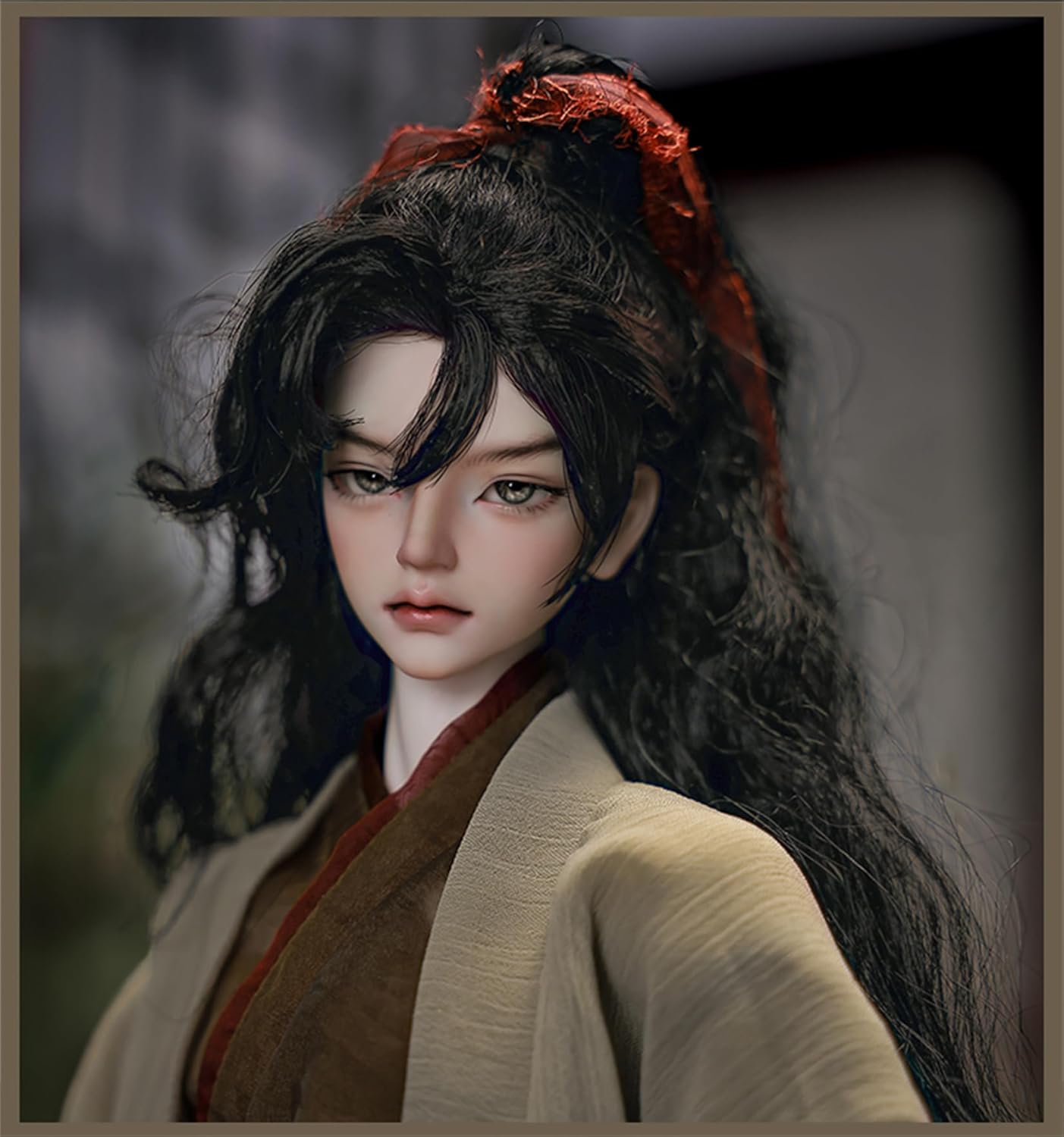 BACALYSO | shuga fairy 1/4 スケール 球体関節人形 男 野 中華風 BJDドール 可動 フィギュア 身長45CM メイク済み 仮装でき 可愛い 樹脂 服セット (服セット)