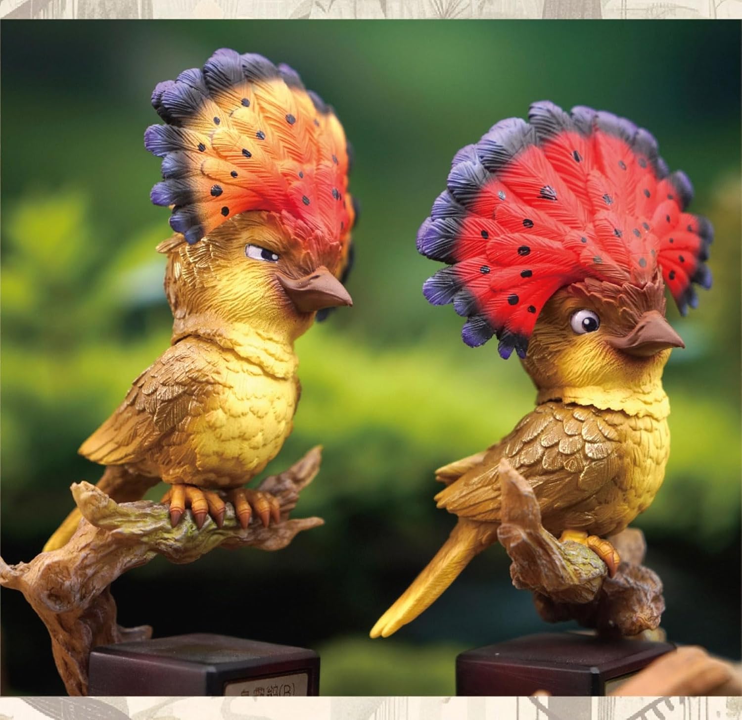 動物バンバン 鳥シリーズ第6弾 オウギタイランチョウ フィギュア オス