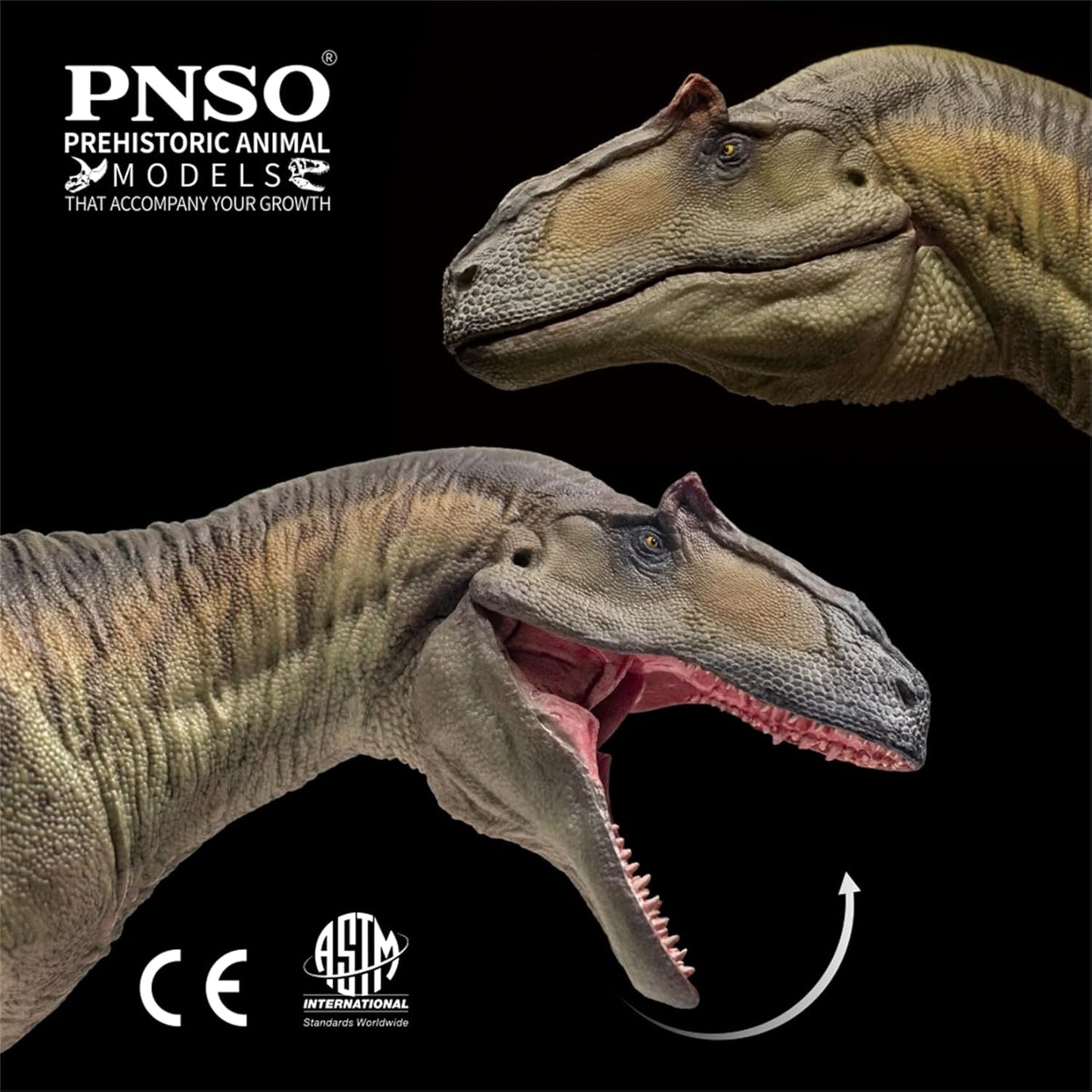 PNSO 成長シリーズ 75 サウロファガナクス フィギュア 30cm級 恐竜 PVC おもちゃ 模型