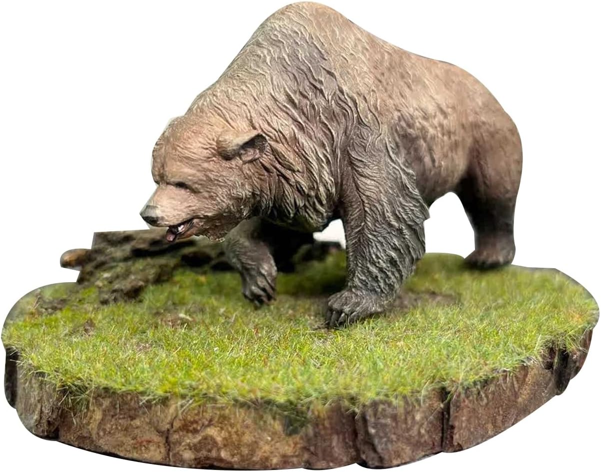 BACALYSO | ALEX STUDIO Horror Badger Figure, Bear, Extinct, Pleistocenaceae, Bear, Resin, Painted Base, Cute, Realistic Animal, Plastic Model, Toy, Figurine (1/20)