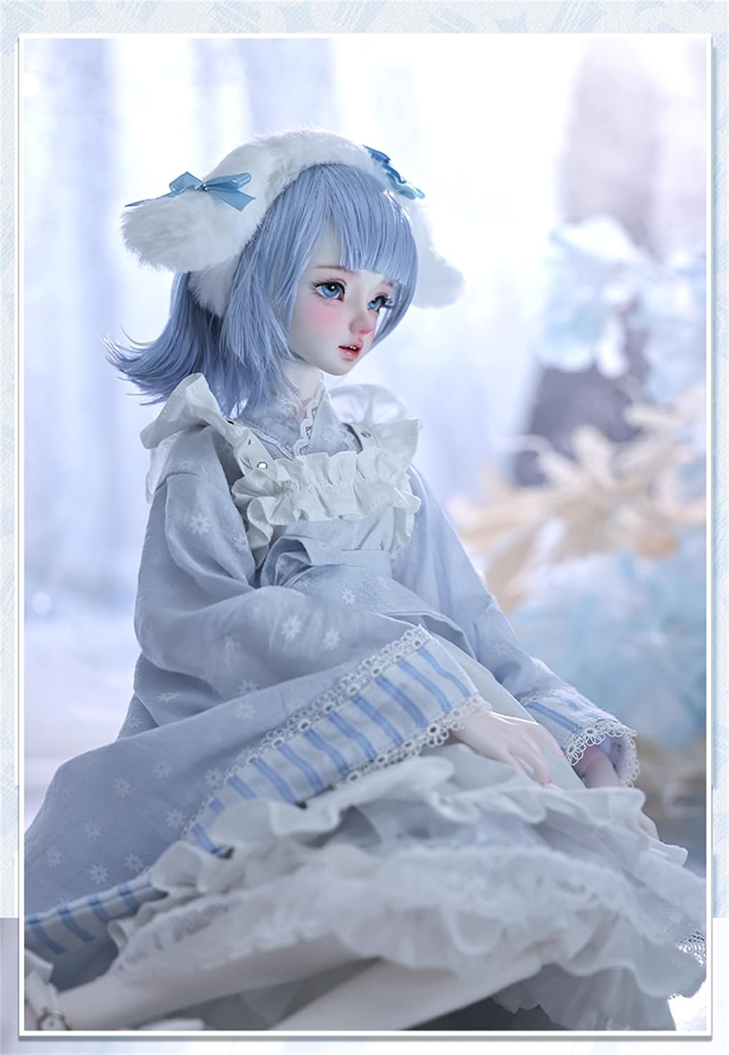 shuga fairy 1/4 スケール 球体関節人形 女 Saki 咲 水色