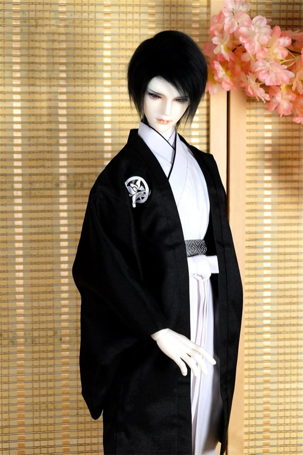 蘭亭集夢 1/3 1/4 1/6 スケール BJD 人形服 和風 紗 羽織 男性 紋付羽織袴 墨悠 着物 正装 男の子 6点セット 振袖 和柄 ドール 人形服 着せ替え 服セット
