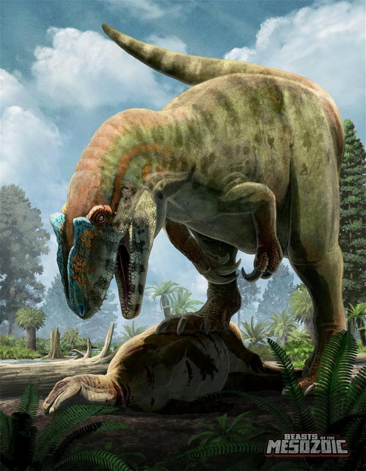 Beasts of the Mesozoic 中生代の獣 1/18 アロサウルス アクションフィギュア 可動式 51cm 22関節 PVC製 [並行輸入品]