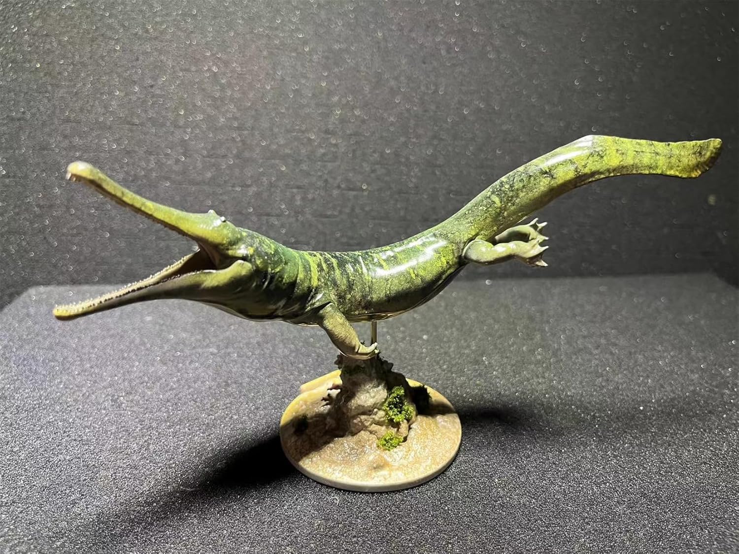 BACALYSO | ALEX STUDIO Prionosx Figure, 7.1 inches (18 cm), Permium, Amphibians, Prionoskus, Arquegosaurus, Animal, Resin, Painted, Statue, Cute, Realistic, Animal, Plastic Model, Toy Model, Figurine