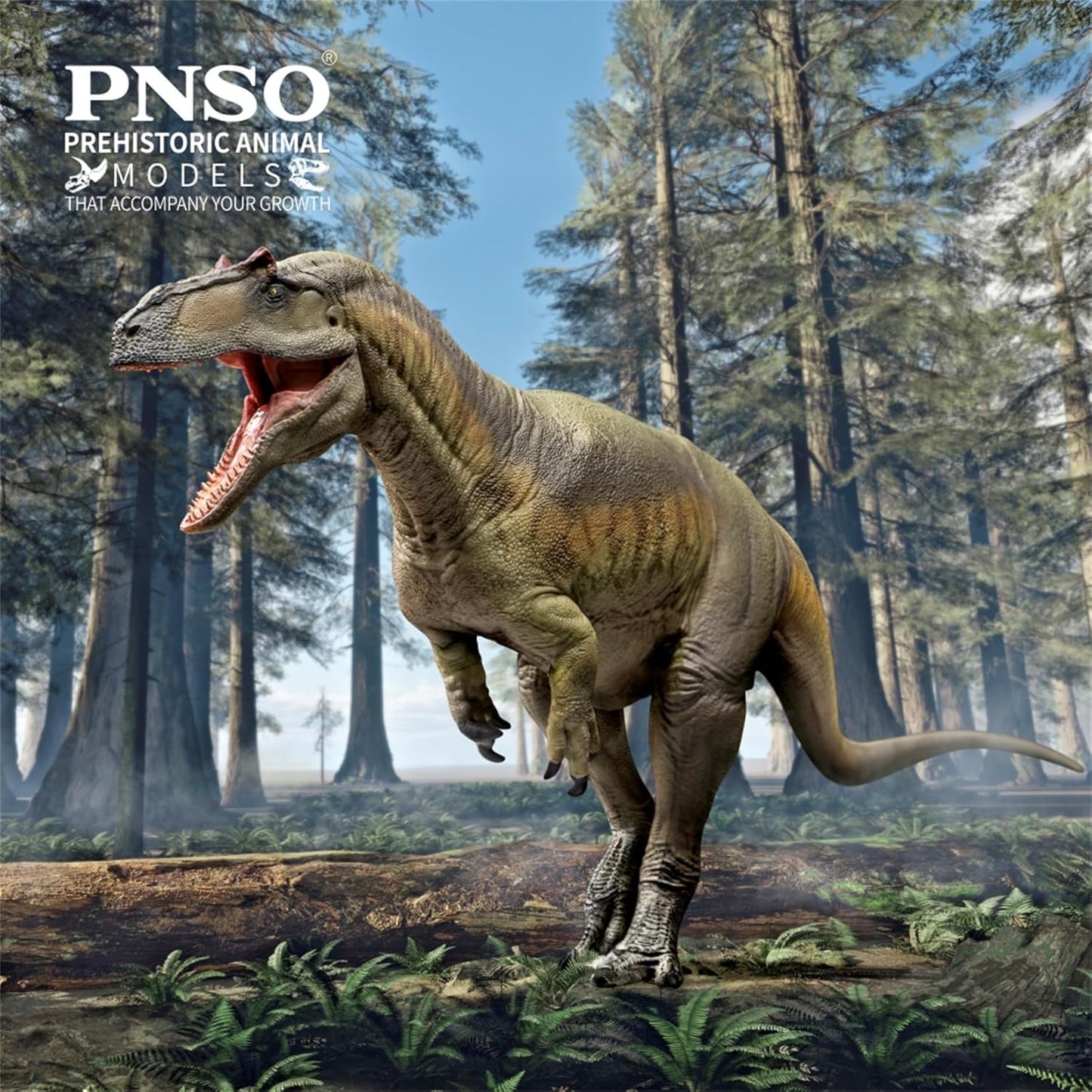 PNSO 成長シリーズ 75 サウロファガナクス フィギュア 30cm級 恐竜 PVC おもちゃ 模型